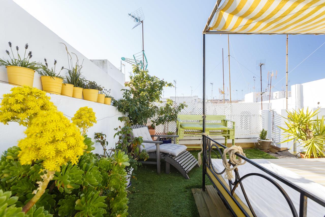 Appartement Atico El Bohemio Flamenco à Cadix Extérieur photo